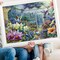 Painting Kits for Adults,Landscape Diamond Art Kits Flowers, Full Diamonds Paintings with Diamond Dots Gem Crafts Flower Garden Home Decor 16 * 12inch